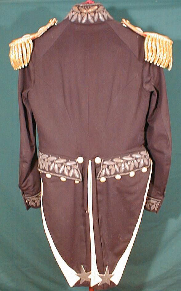 Major General Robert Patterson's Uniform (rear)