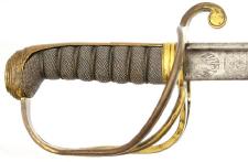 Inspected 1833 Dragoon Officer Sword -buff hangers